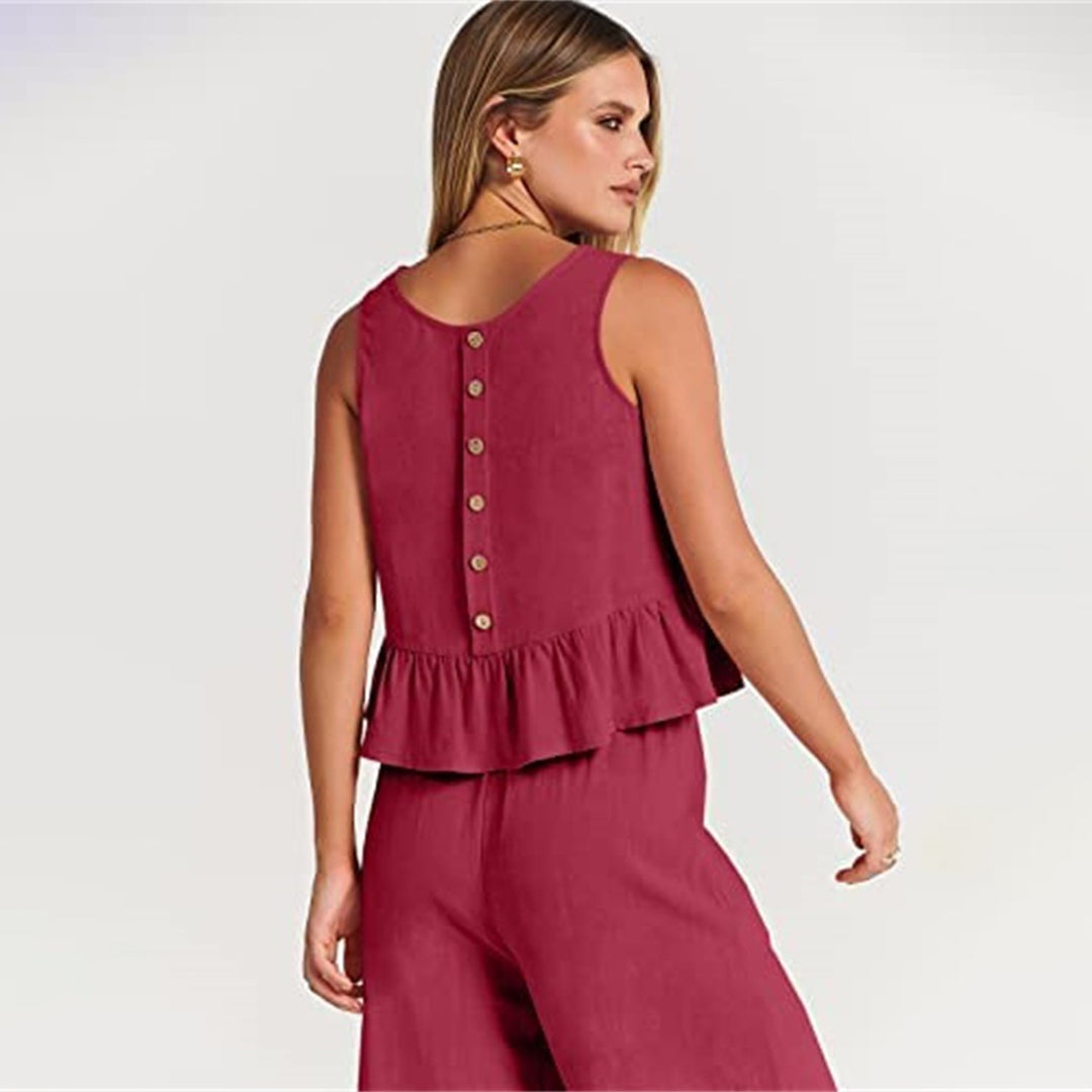 ALINA - Elegant two-piece summer set for sophisticated style