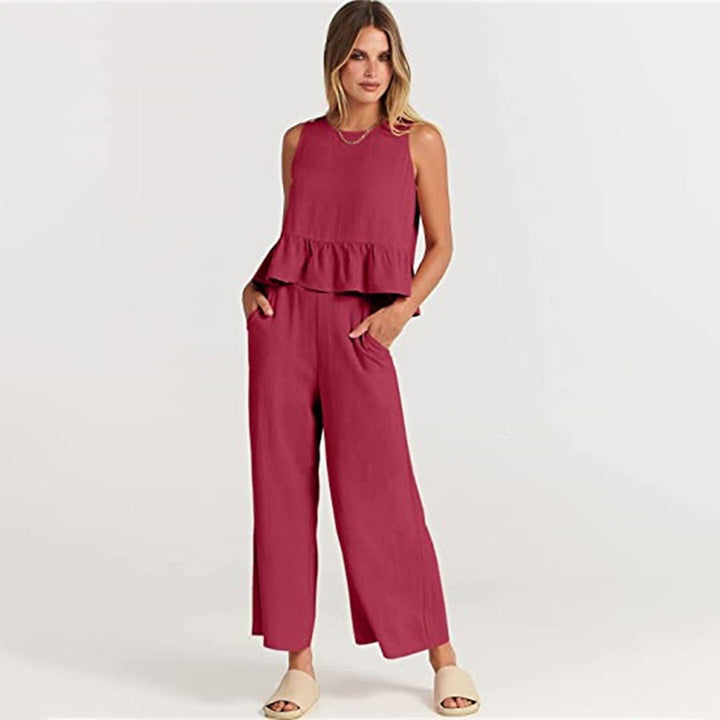 ALINA - Elegant two-piece summer set for sophisticated style
