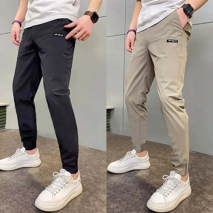 Stylish men's HARRI trousers with multiple pockets that offer the perfect combination of elegance and comfort.