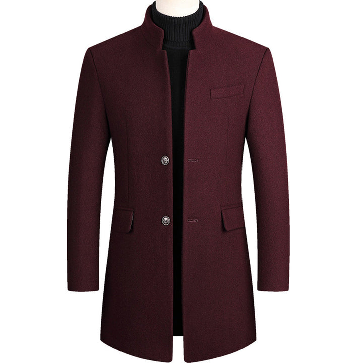 Elegant men's long-legged coat - FERNANDO Collection