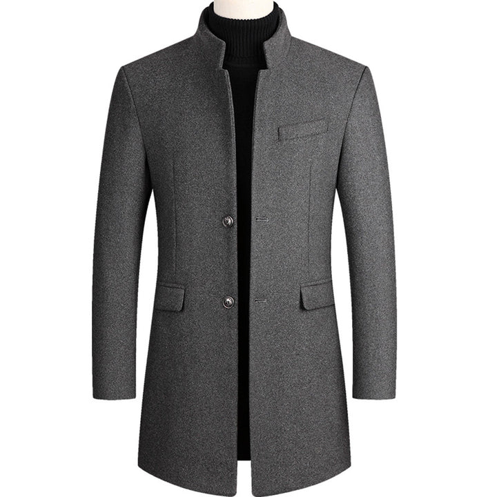 Elegant men's long-legged coat - FERNANDO Collection