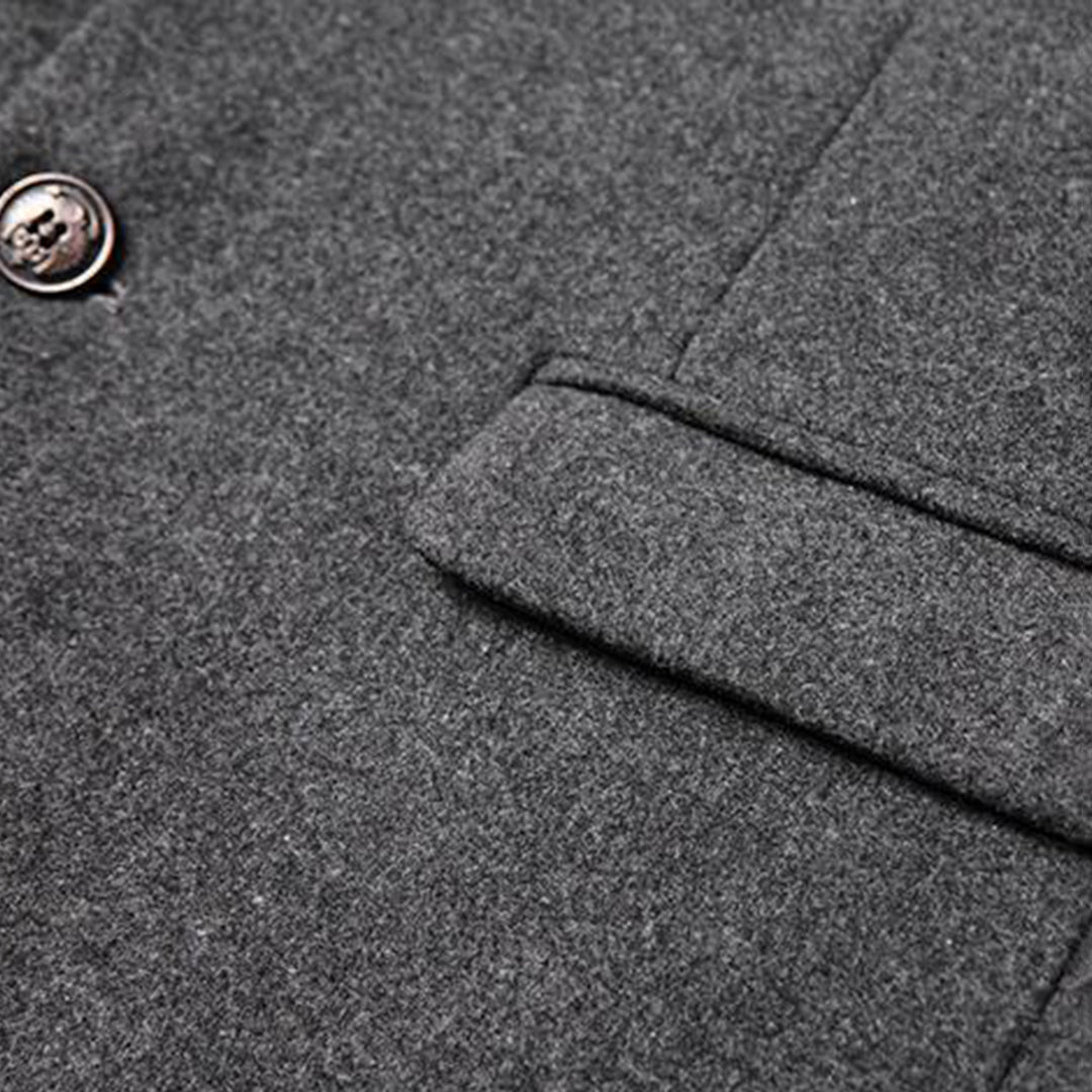 Elegant men's long-legged coat - FERNANDO Collection