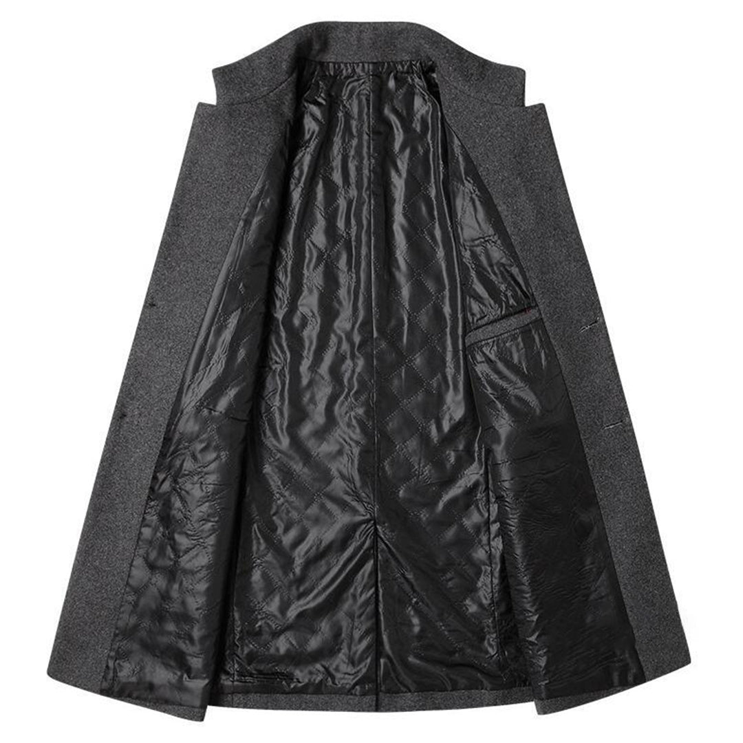 Elegant men's long-legged coat - FERNANDO Collection