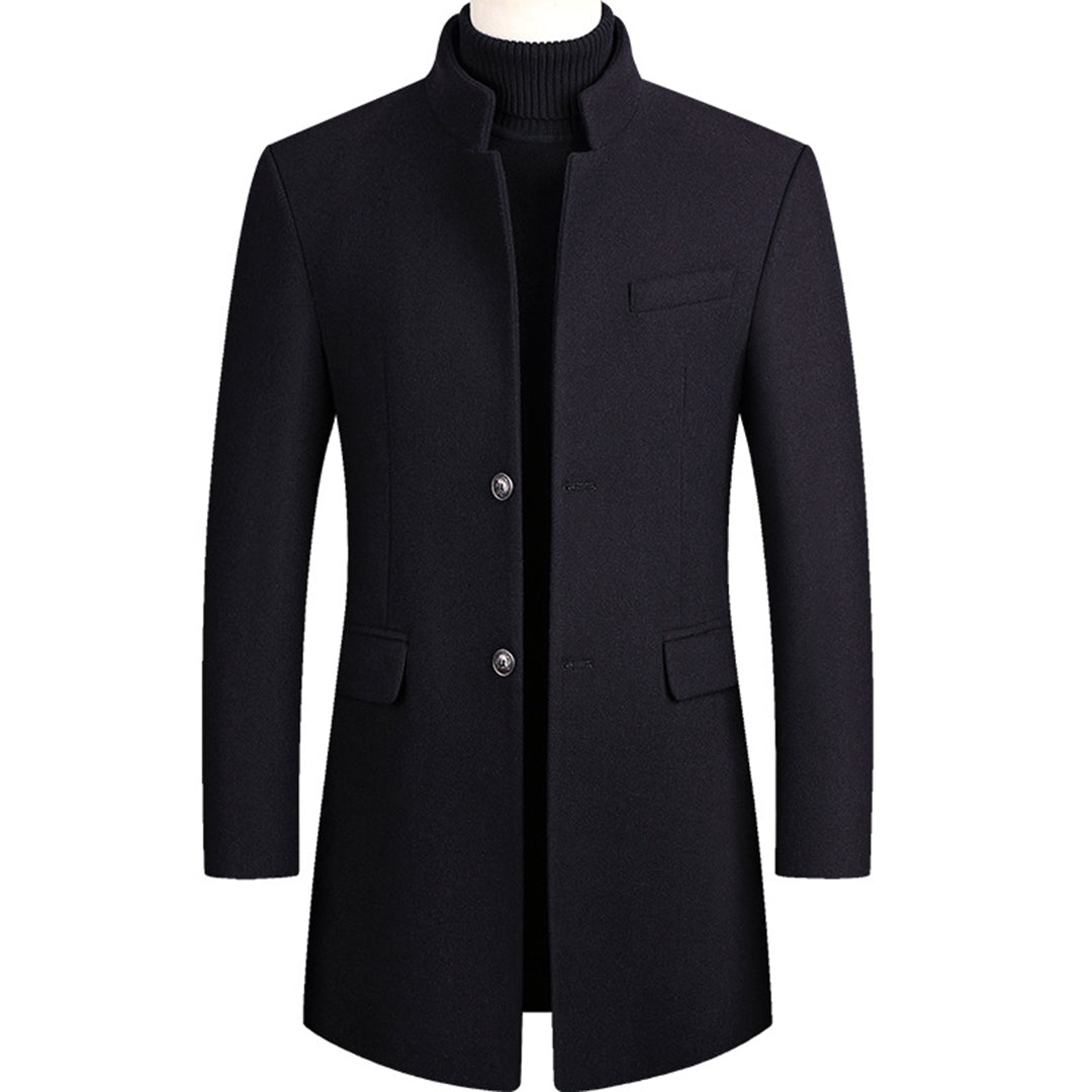 Elegant men's long-legged coat - FERNANDO Collection