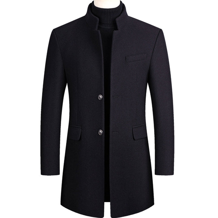 Elegant men's long-legged coat - FERNANDO Collection
