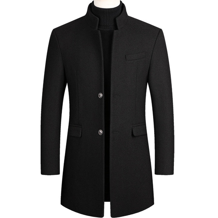Elegant men's long-legged coat - FERNANDO Collection