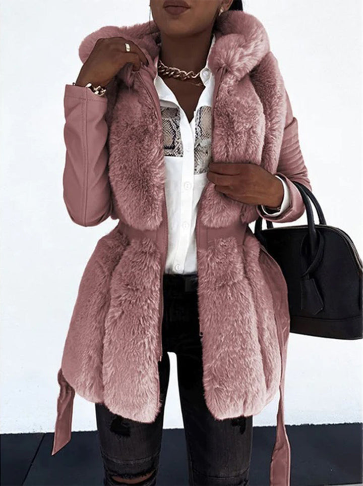 Sadie - Stylish women's jacket in high quality faux leather