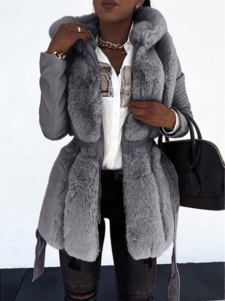 Sadie - Stylish women's jacket in high quality faux leather