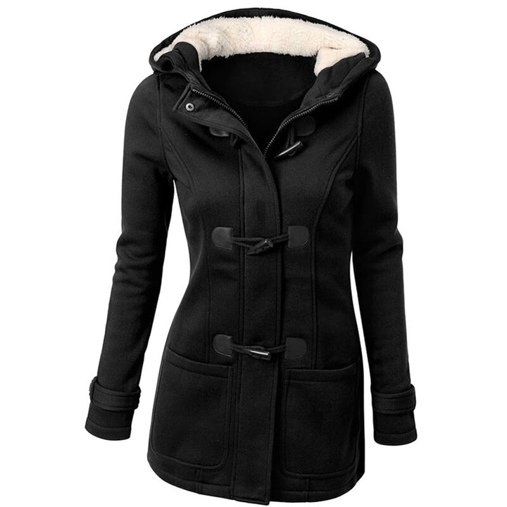The stylish Samantha hooded winter coat - a combination of elegance and comfort for women!