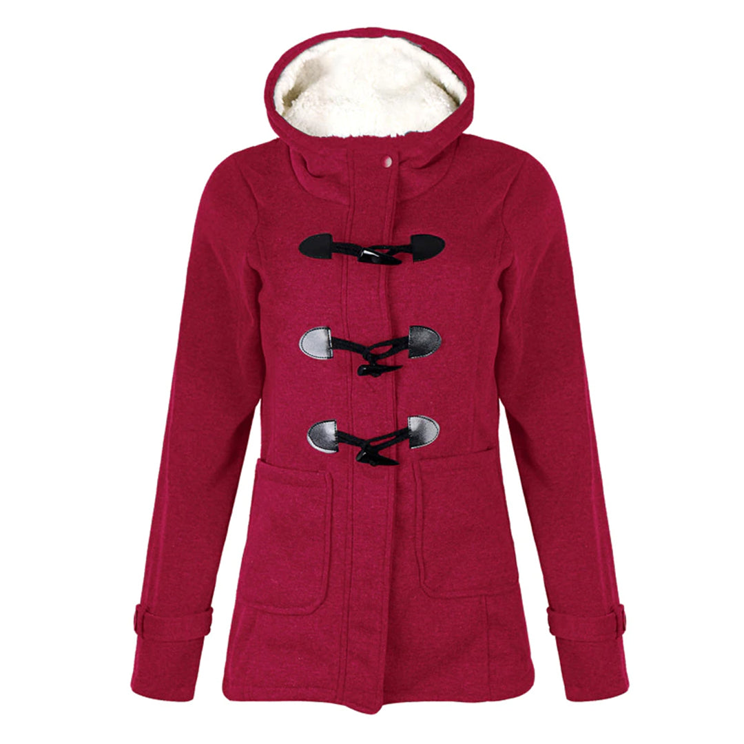 The stylish Samantha hooded winter coat - a combination of elegance and comfort for women!