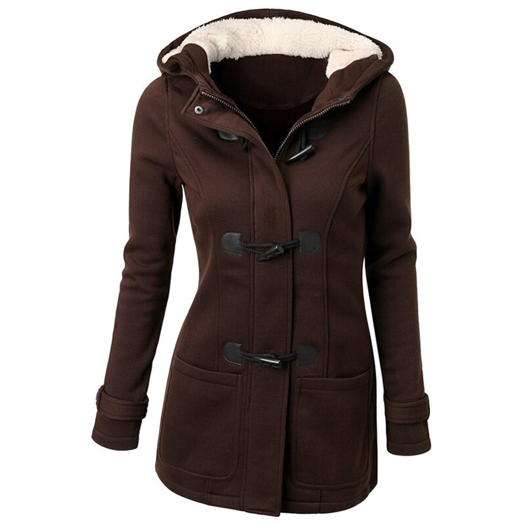 The stylish Samantha hooded winter coat - a combination of elegance and comfort for women!