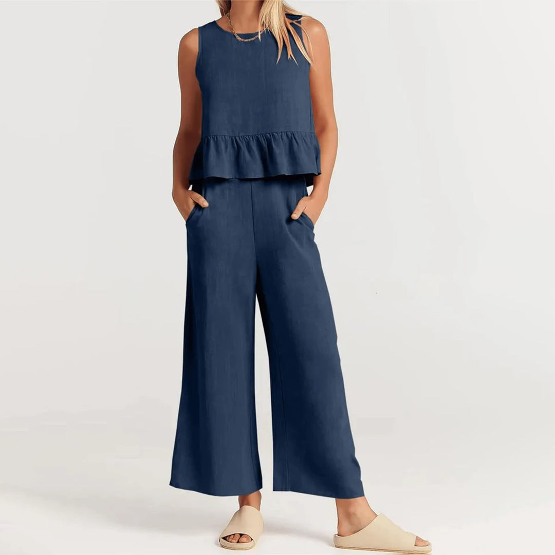ALINA - Elegant two-piece summer set for sophisticated style