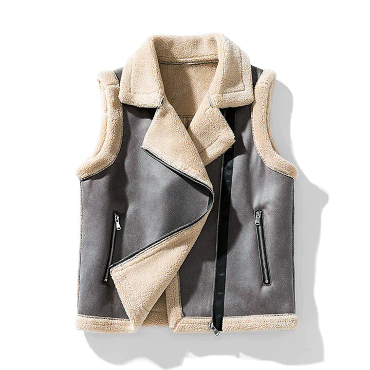 The CHARLOTTE Sherpa waistcoat - the perfect combination of comfort and elegance!