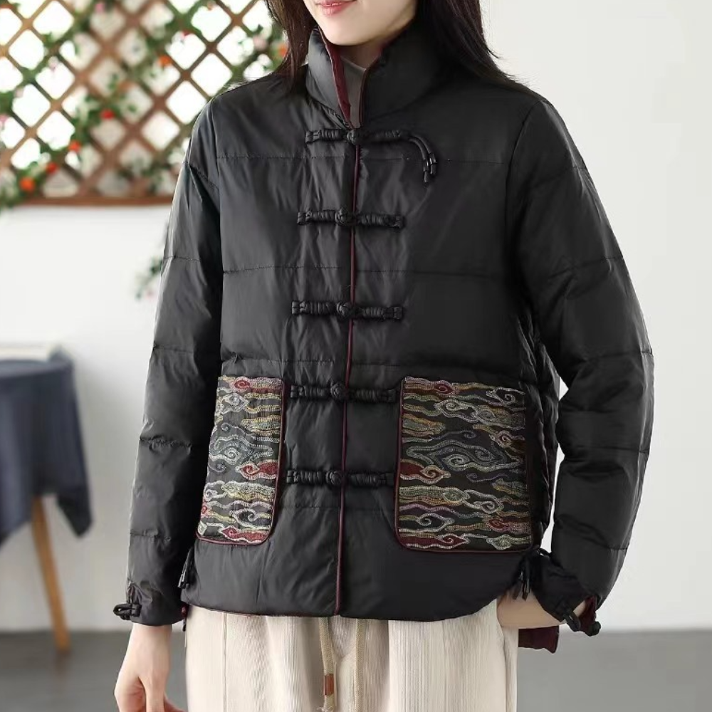 Elegant and luxurious winter coat for women - SEVDA