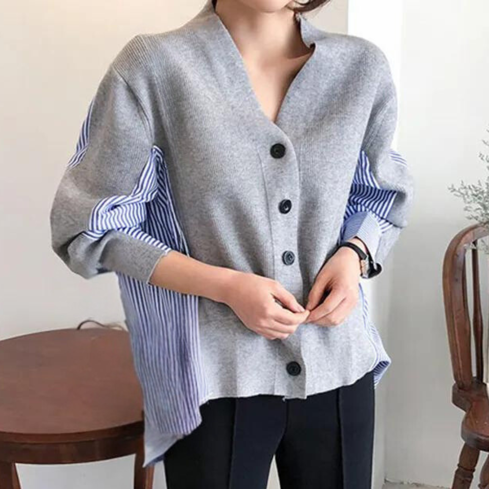 Stylish long-sleeved women's blouse - a pinch of modern elegance!