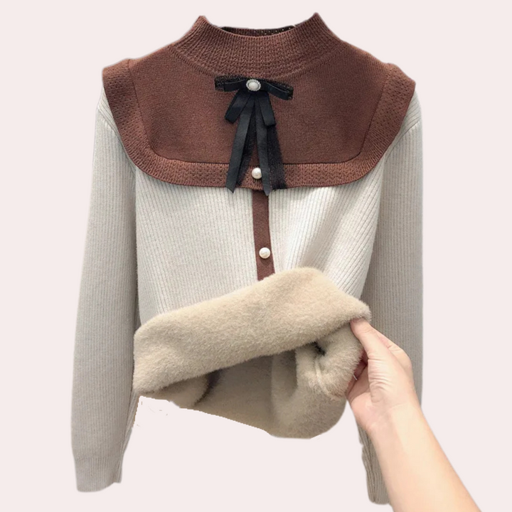 Elegant and comfortable women's jumper in a contemporary style from AZIZA brand