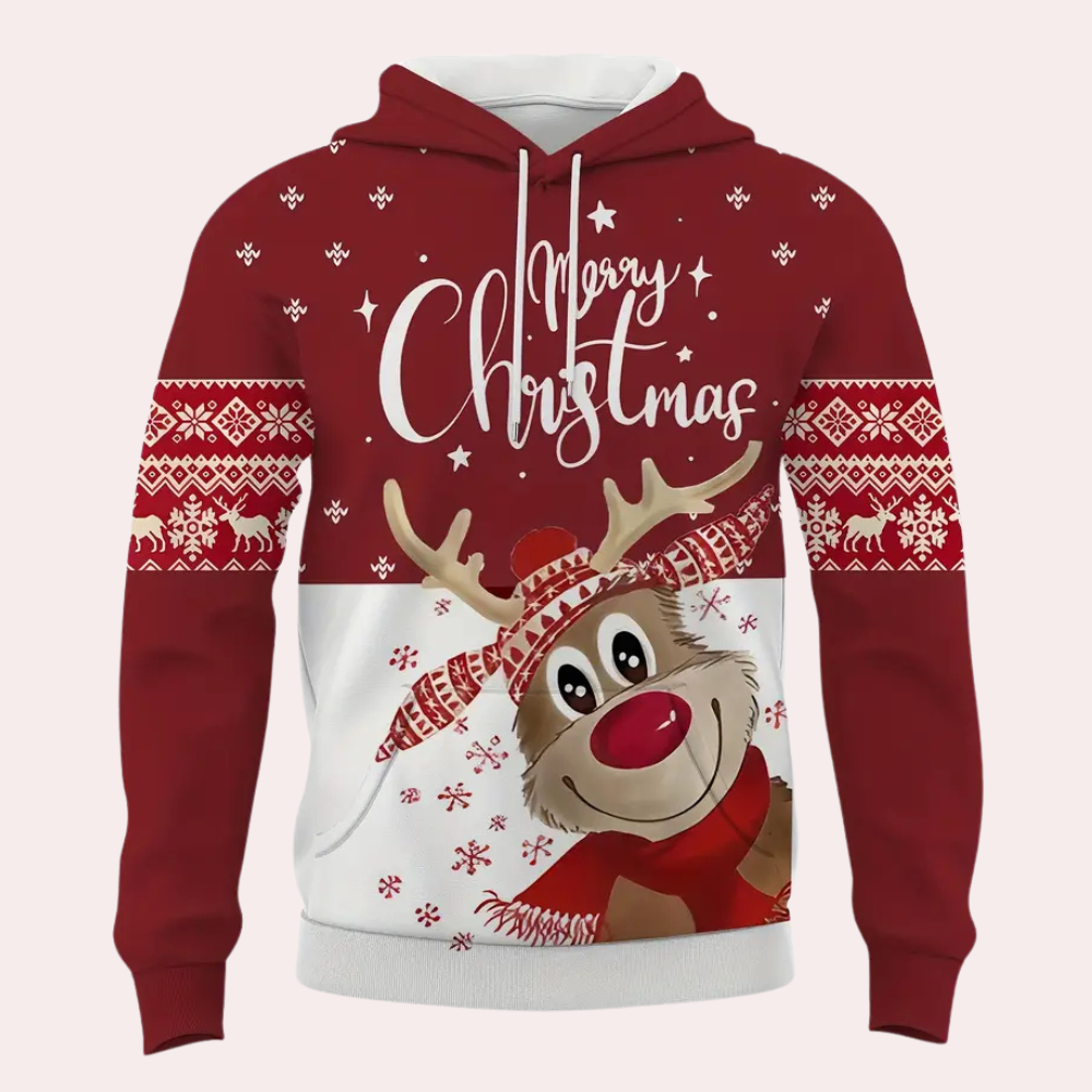 The stylish and comfortable ADRIANNE men's Christmas sweatshirt - the perfect choice for winter celebrations!