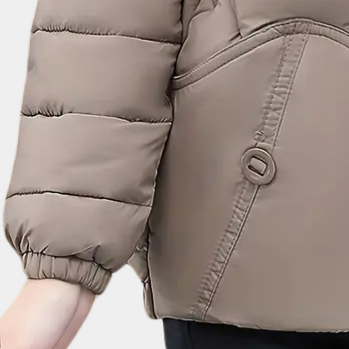 Elegant and stylish women's winter coat - DEANDRA