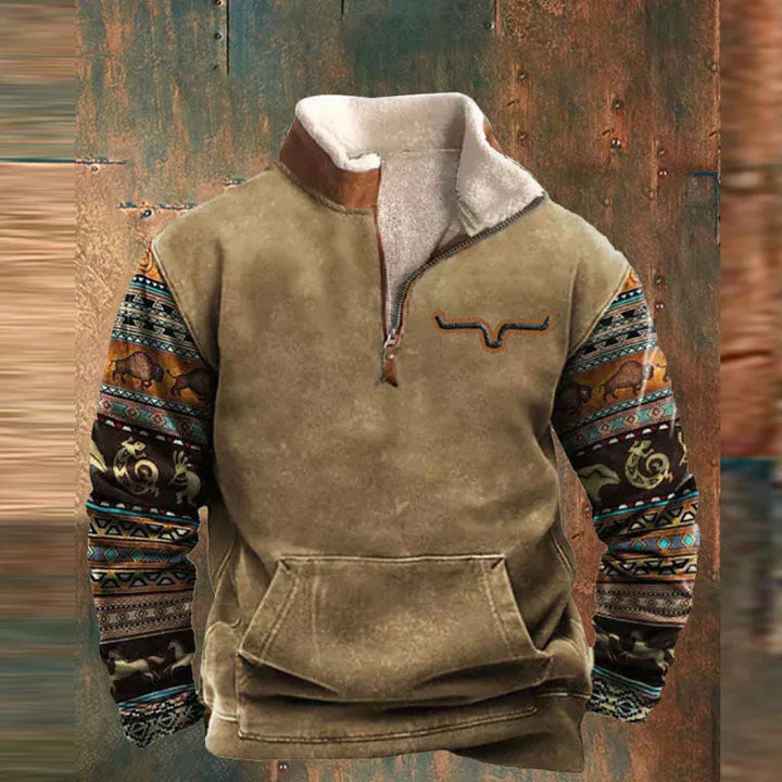 The stylish Thomas™ Viertel Zip-Up hoodie - the perfect combination of comfort and elegance!