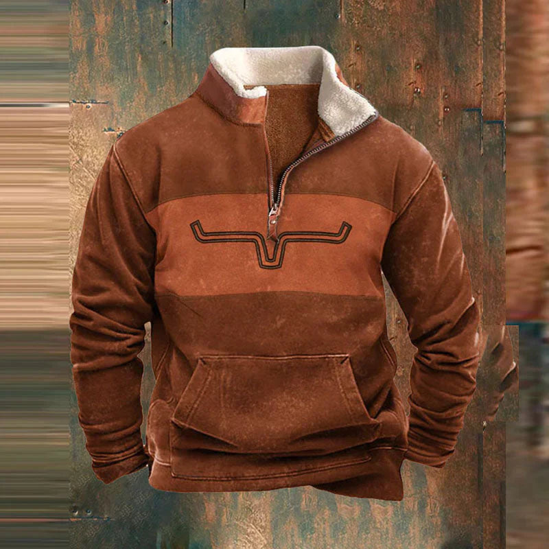 The stylish Thomas™ Viertel Zip-Up hoodie - the perfect combination of comfort and elegance!