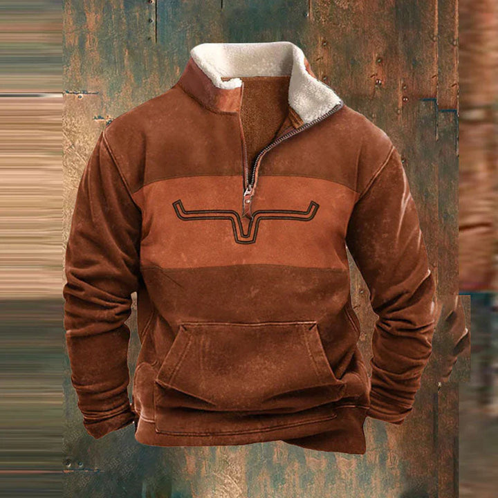 The stylish Thomas™ Viertel Zip-Up hoodie - the perfect combination of comfort and elegance!
