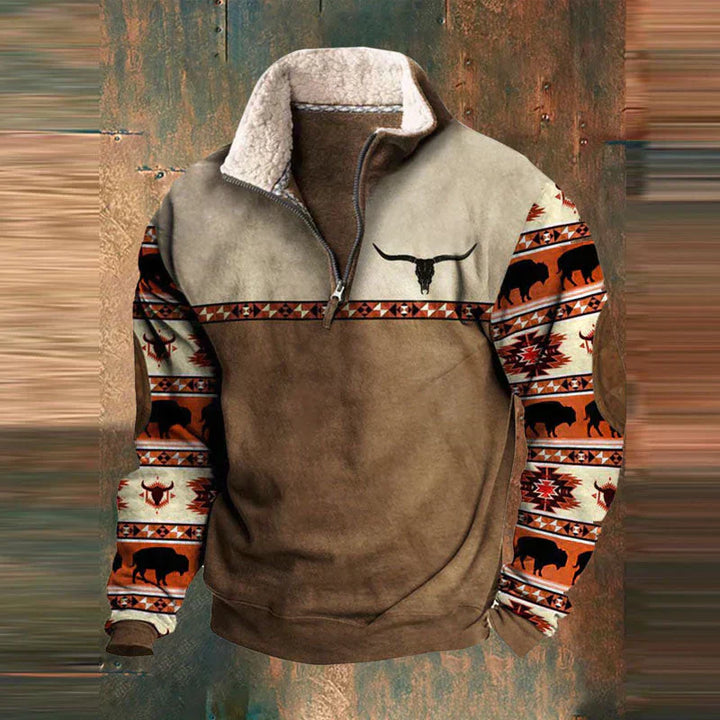 The stylish Thomas™ Viertel Zip-Up hoodie - the perfect combination of comfort and elegance!
