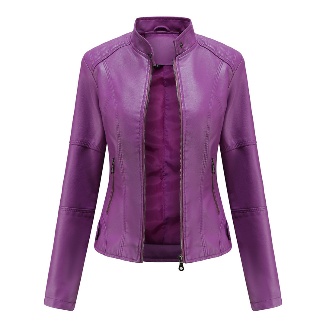 MILENA leather jacket: the perfect combination of elegance and style at your fingertips!