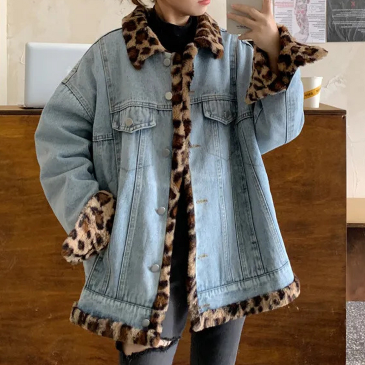 Women's stylish denim winter coat CALISSA - The perfect combination of fashion and comfort!
