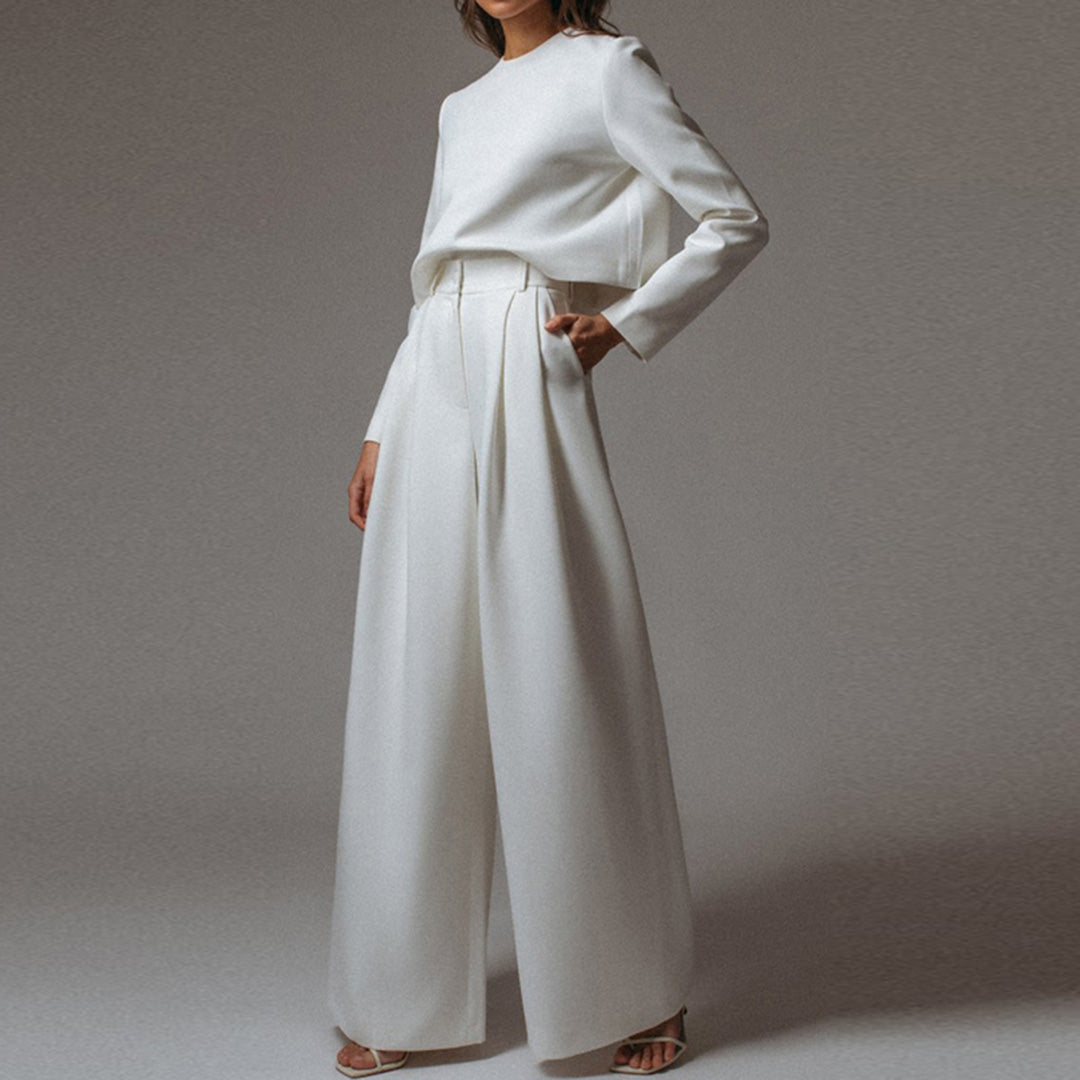 KAMIYAH - Stylish palazzo set with two legs, combining elegance and comfort for everyday wear