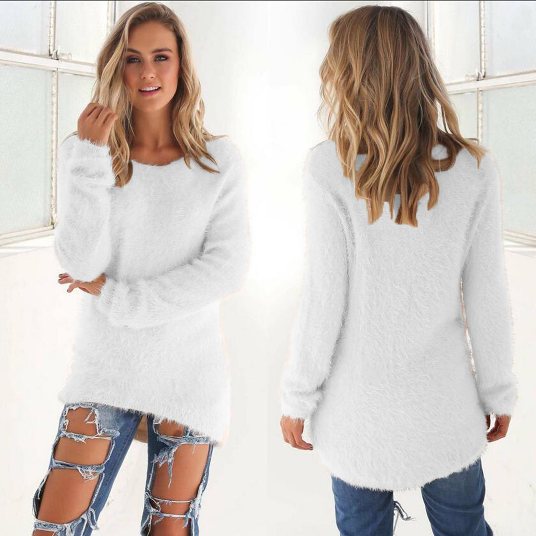 Stylish casual sweatshirt AMELIA in luxury fleece