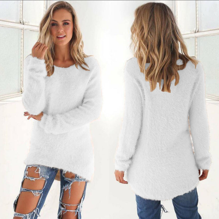 Stylish casual sweatshirt AMELIA in luxury fleece