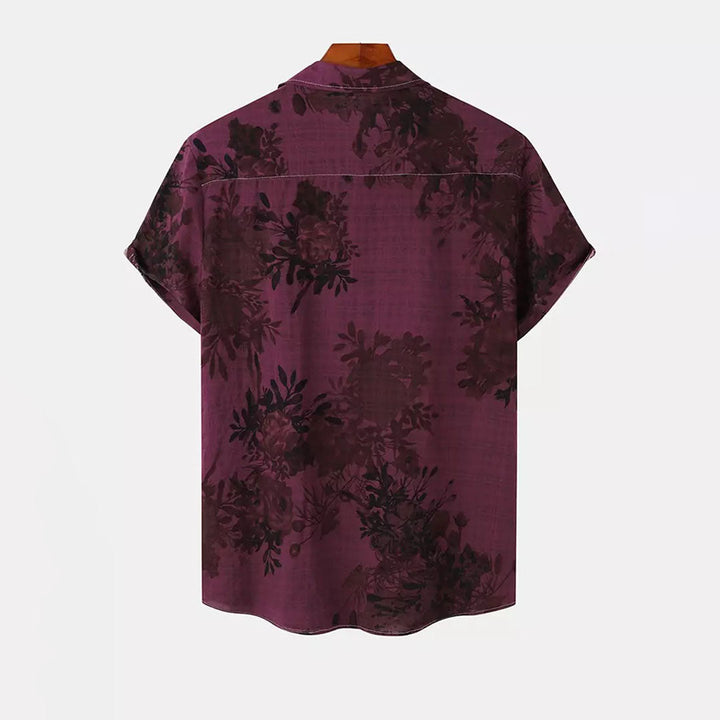 EASTON men's shirt with luxurious floral pattern