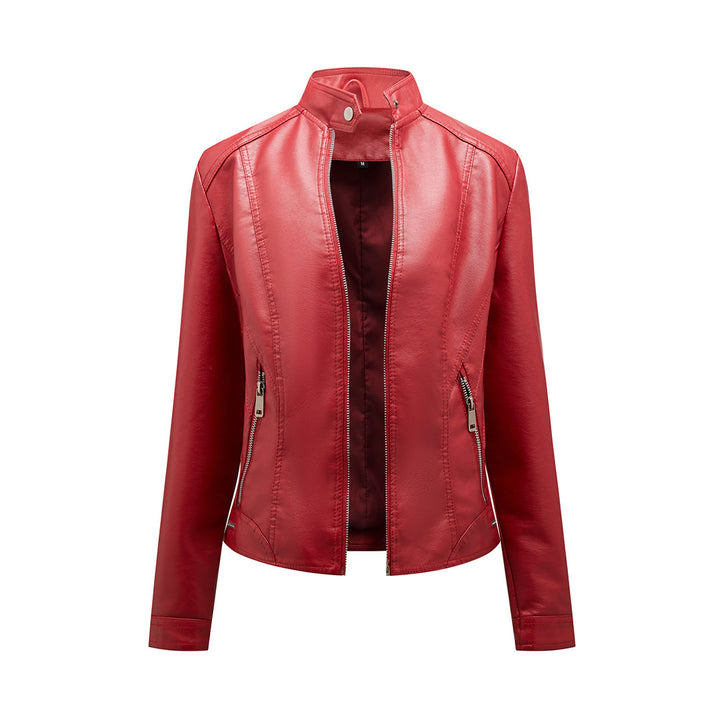 The classic SLAVKA leather jacket: an enduring elegance that will highlight your unique style