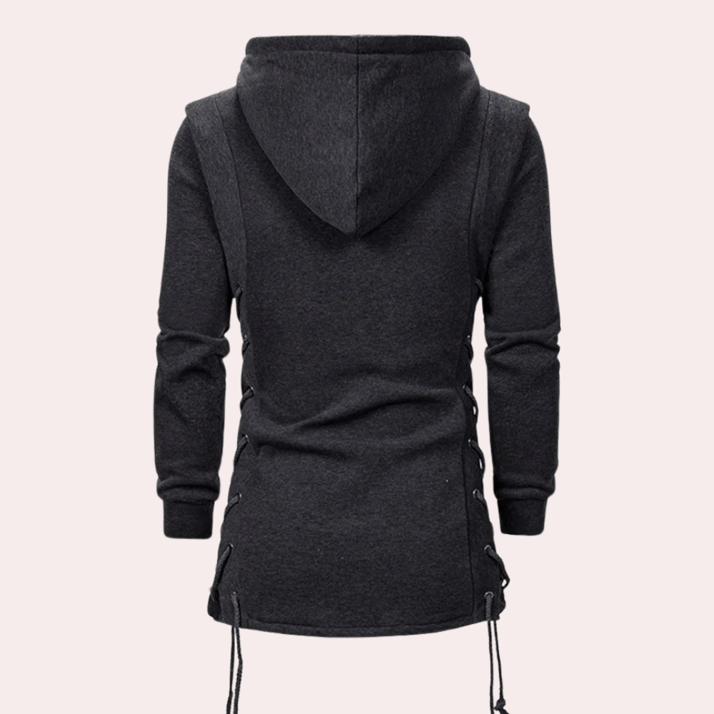 Men's stylish hooded jacket from ALFONS - the perfect choice for any occasion!
