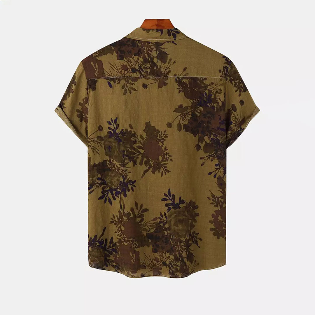 EASTON men's shirt with luxurious floral pattern