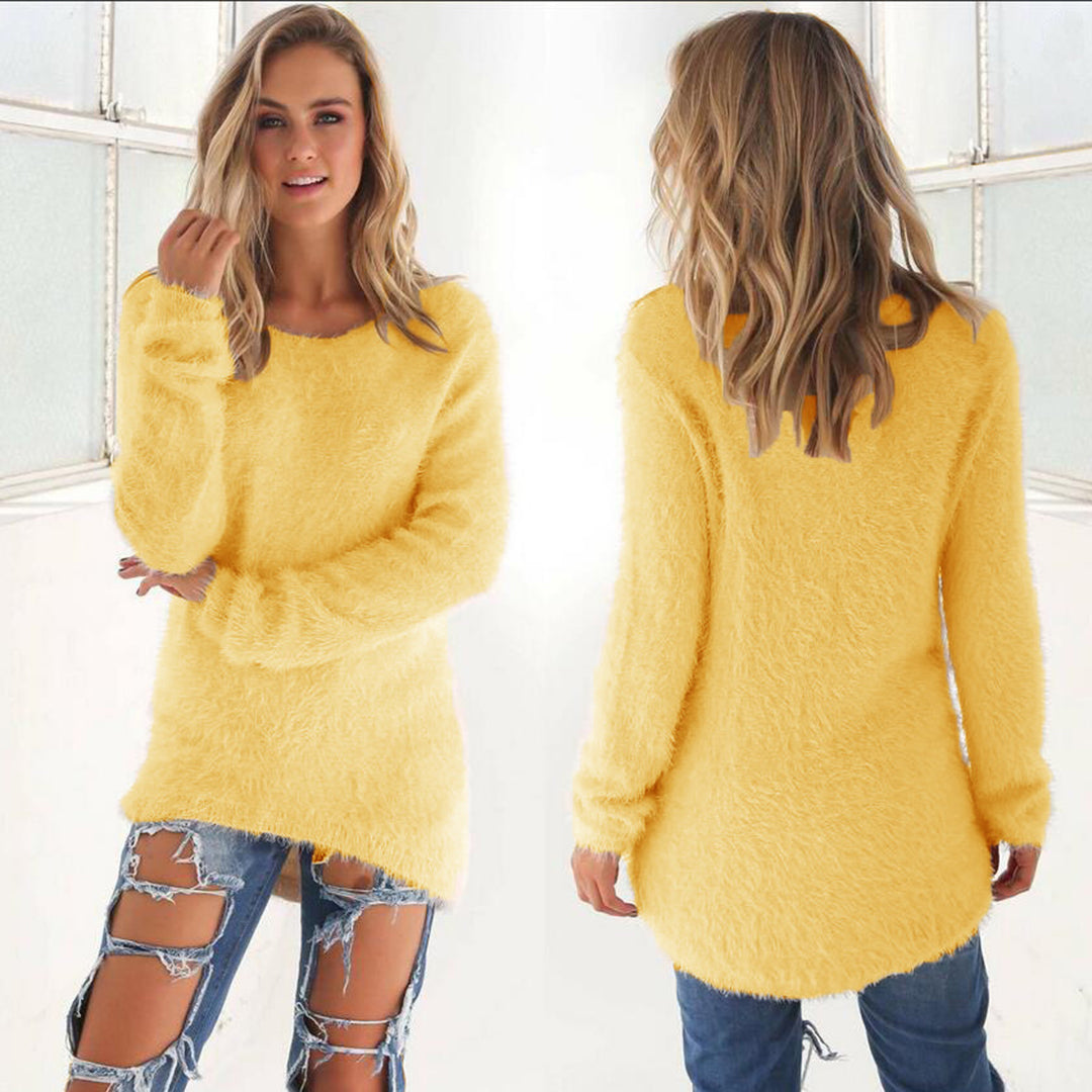 Stylish casual sweatshirt AMELIA in luxury fleece