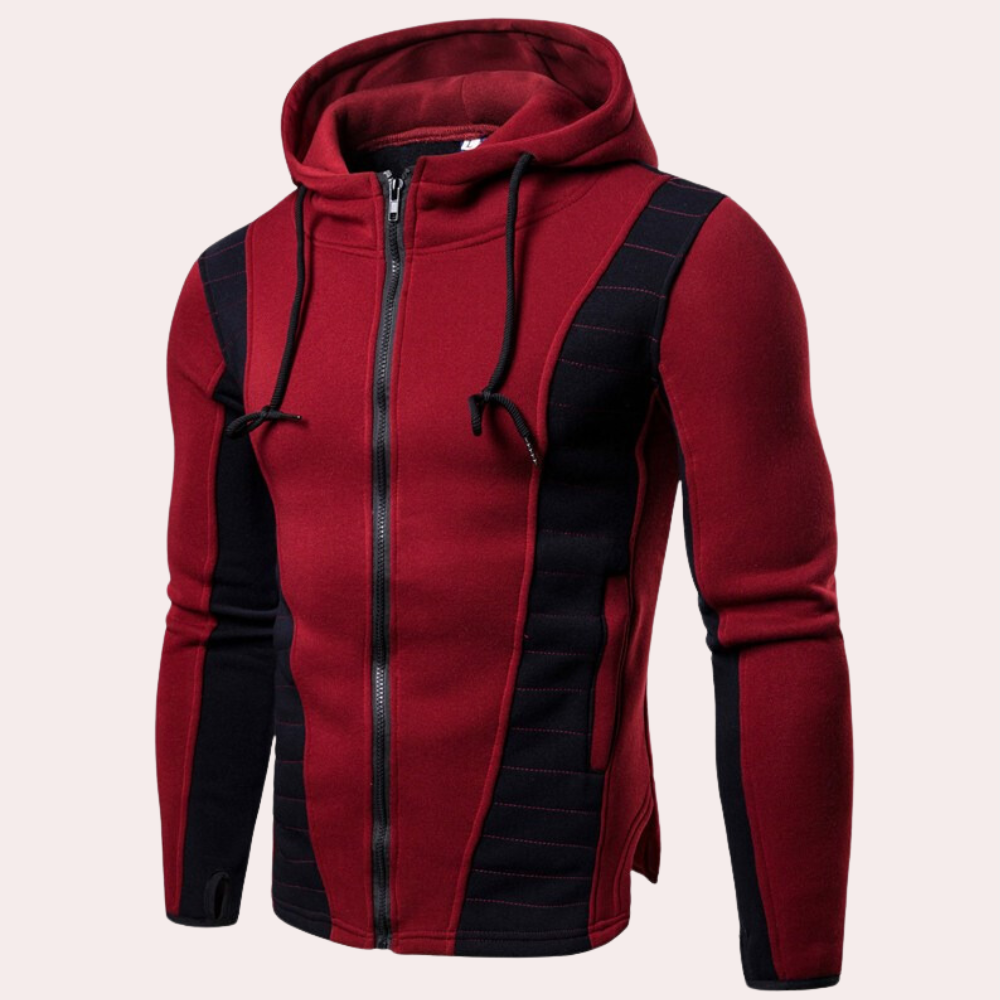 Stylish and comfortable men's hoodie - model EVERT