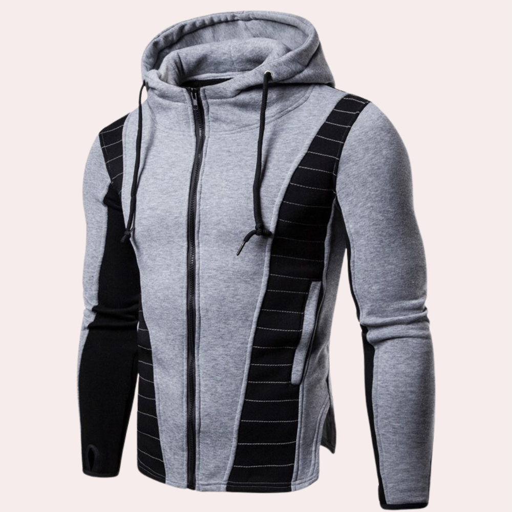 Stylish and comfortable men's hoodie - model EVERT