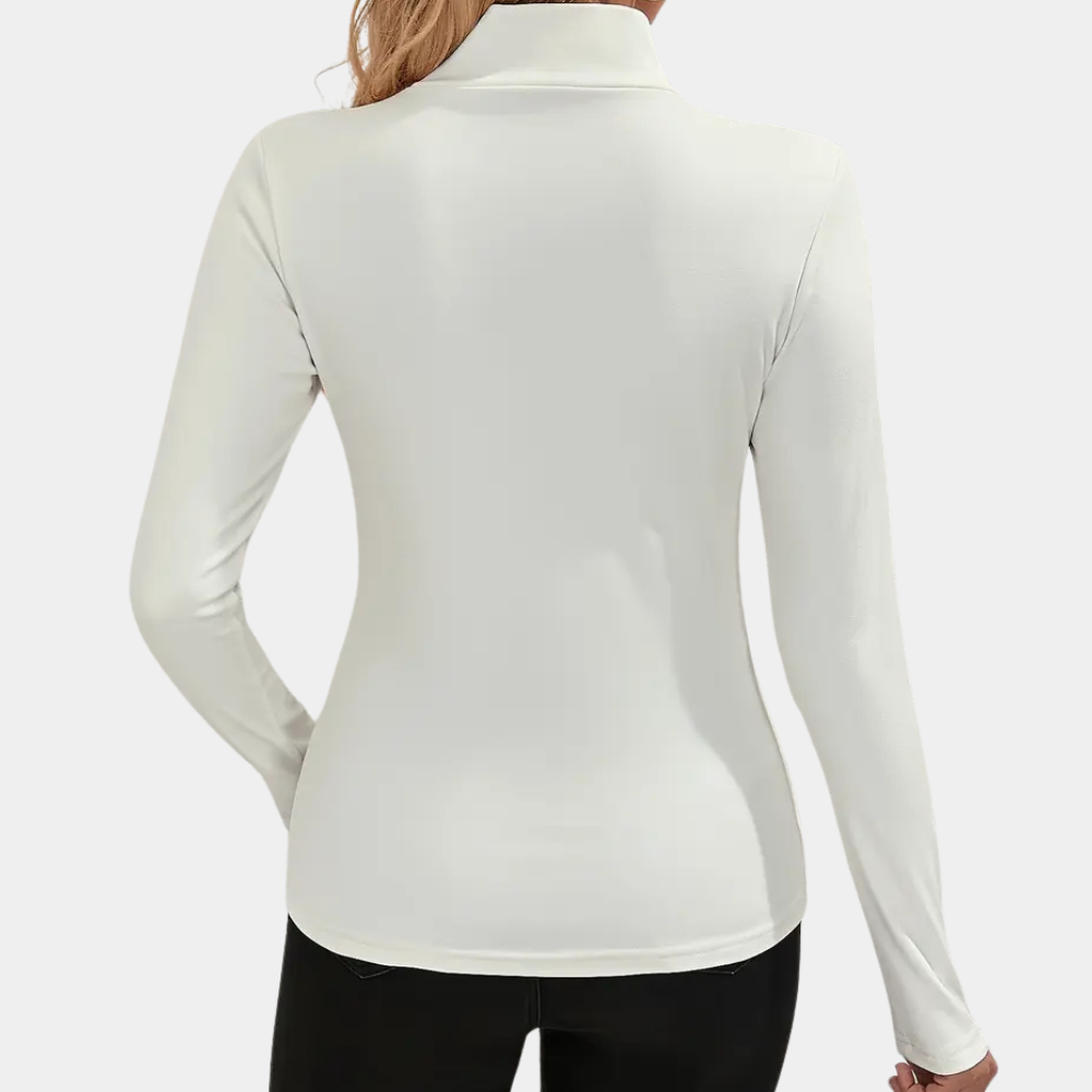 KAHNAY - Stylish turtleneck shirt for elegant women