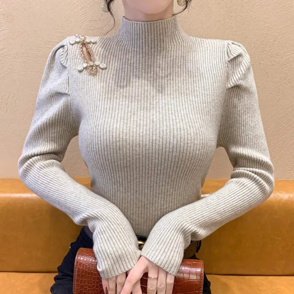 ELYSA - Classic elegant women's jumper, perfect for a sophisticated style for any occasion