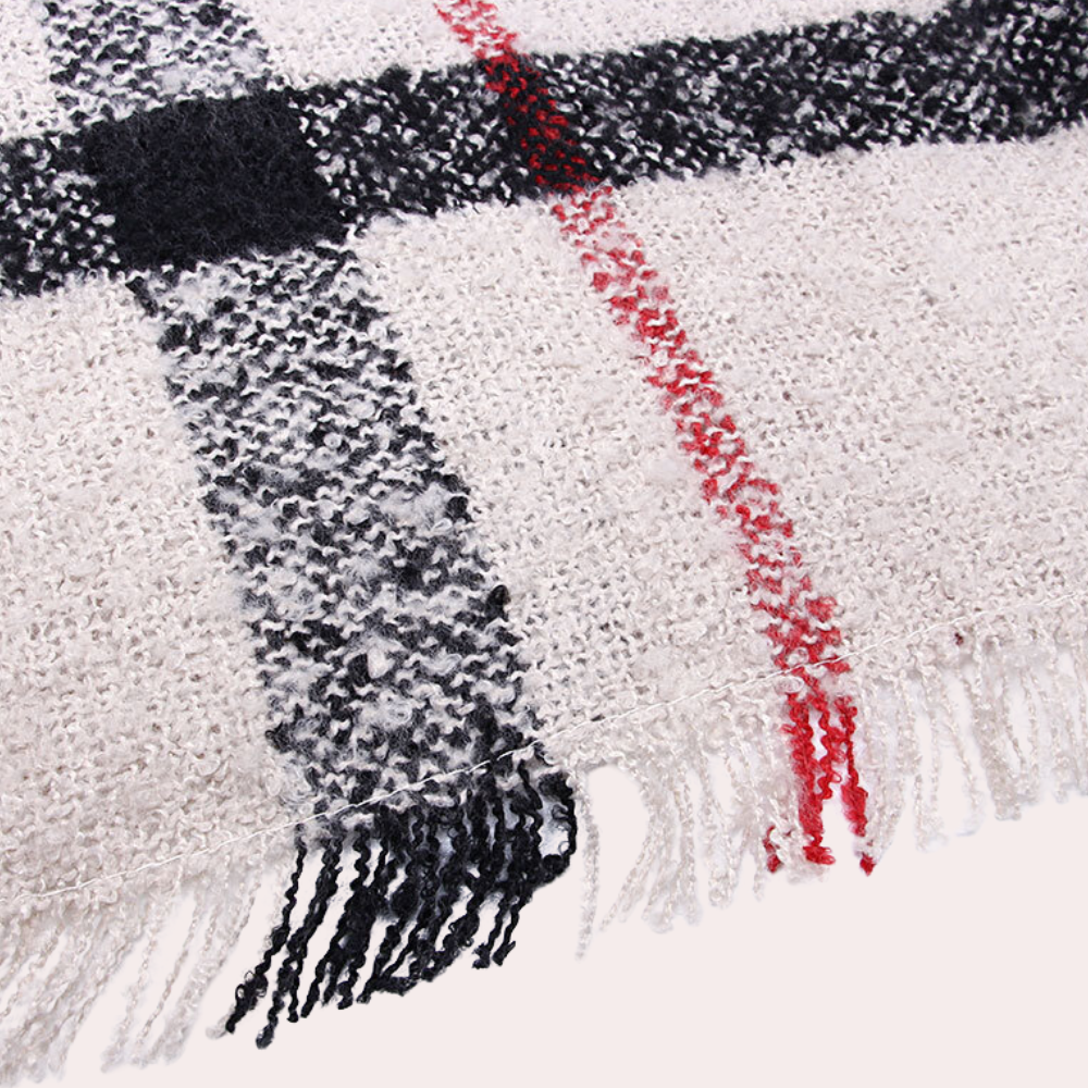 Stylish knitted women's poncho - choose fashion at the highest level!