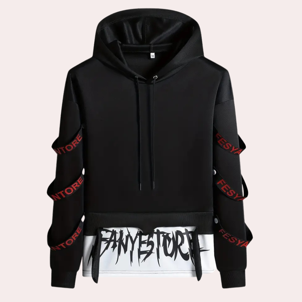 Stylish and elegant men's hoodie - ALAN