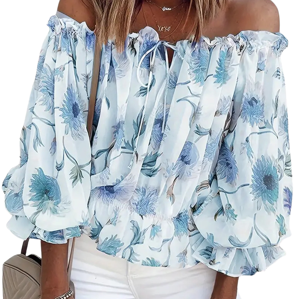 Elegant and stylish floral pattern blouse for women