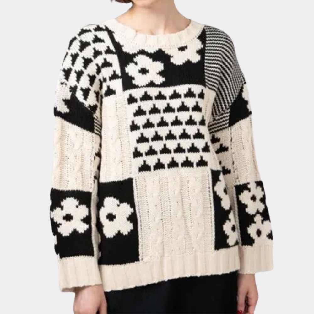 Women's stylish jumper - timeless ABIGAIL pattern