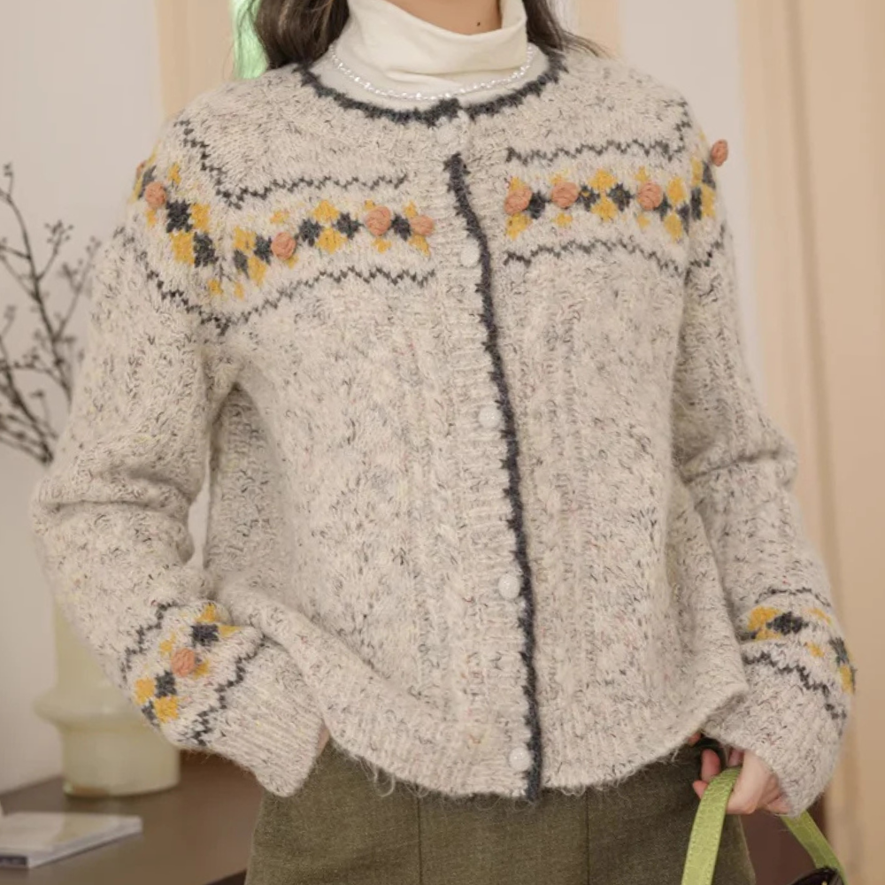Stylish and modern ELAINE women's cardigan for special moments