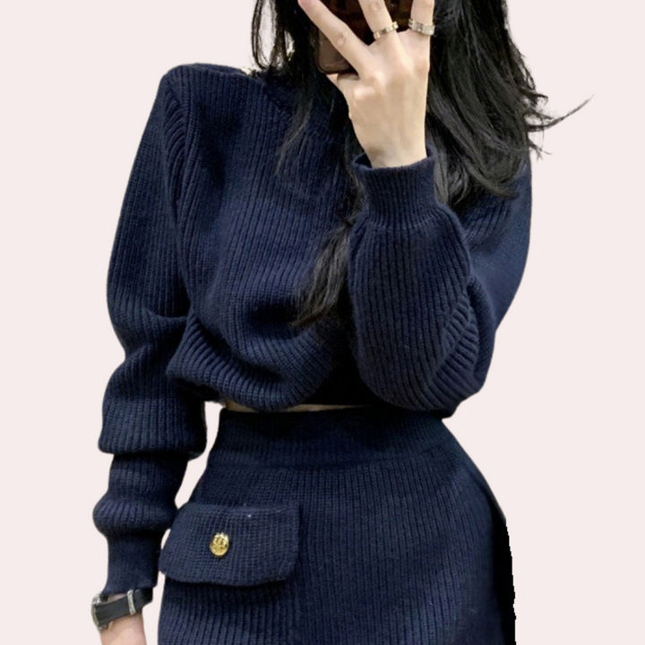 Elegant two-piece women's set ALVA - style and chic for any occasion!