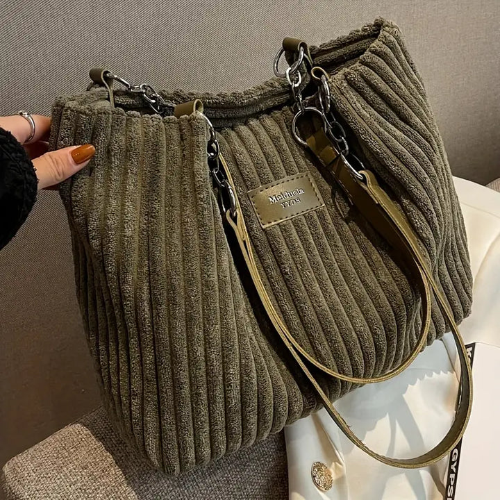 Clémence™ bag in corduroy: stylish everyday elegance with maximum comfort