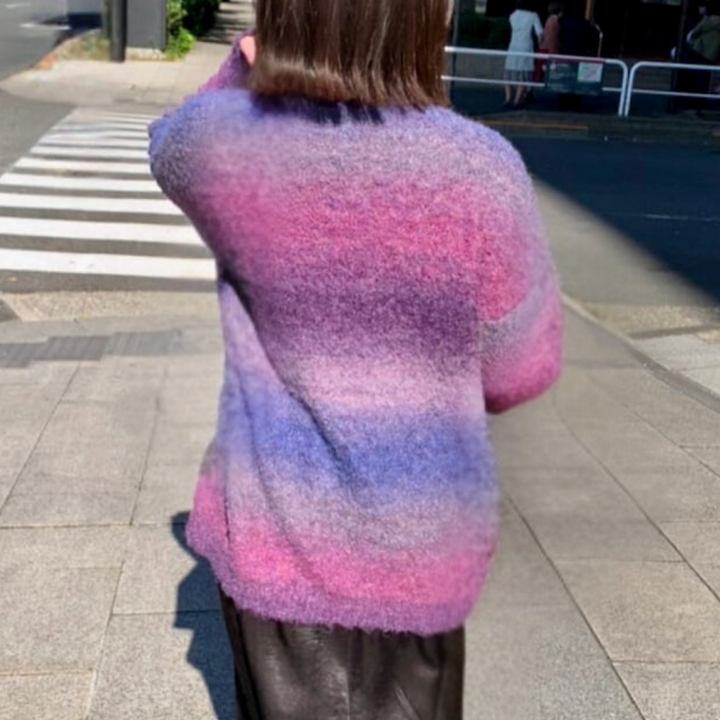 Stylish women's jumper in soft knit CYNTHIA