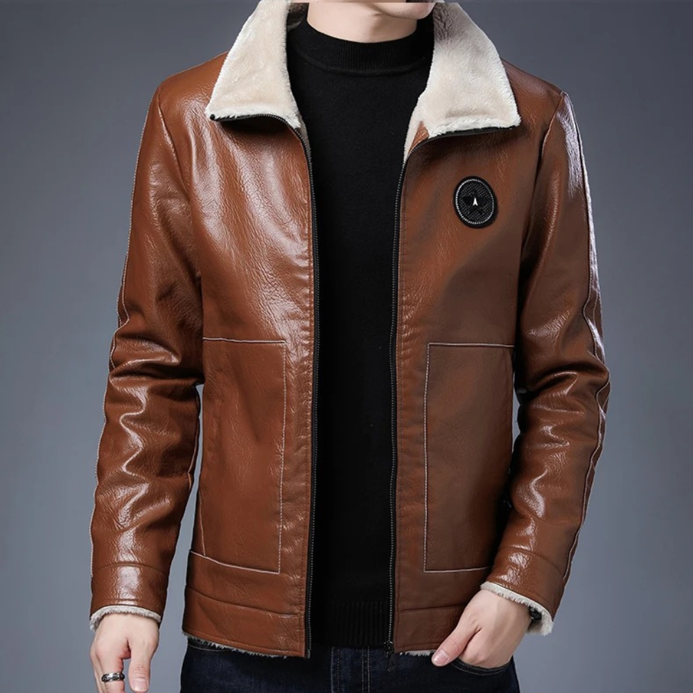 Elegant men's CHERON winter jacket - the perfect choice for cold, stylish days!