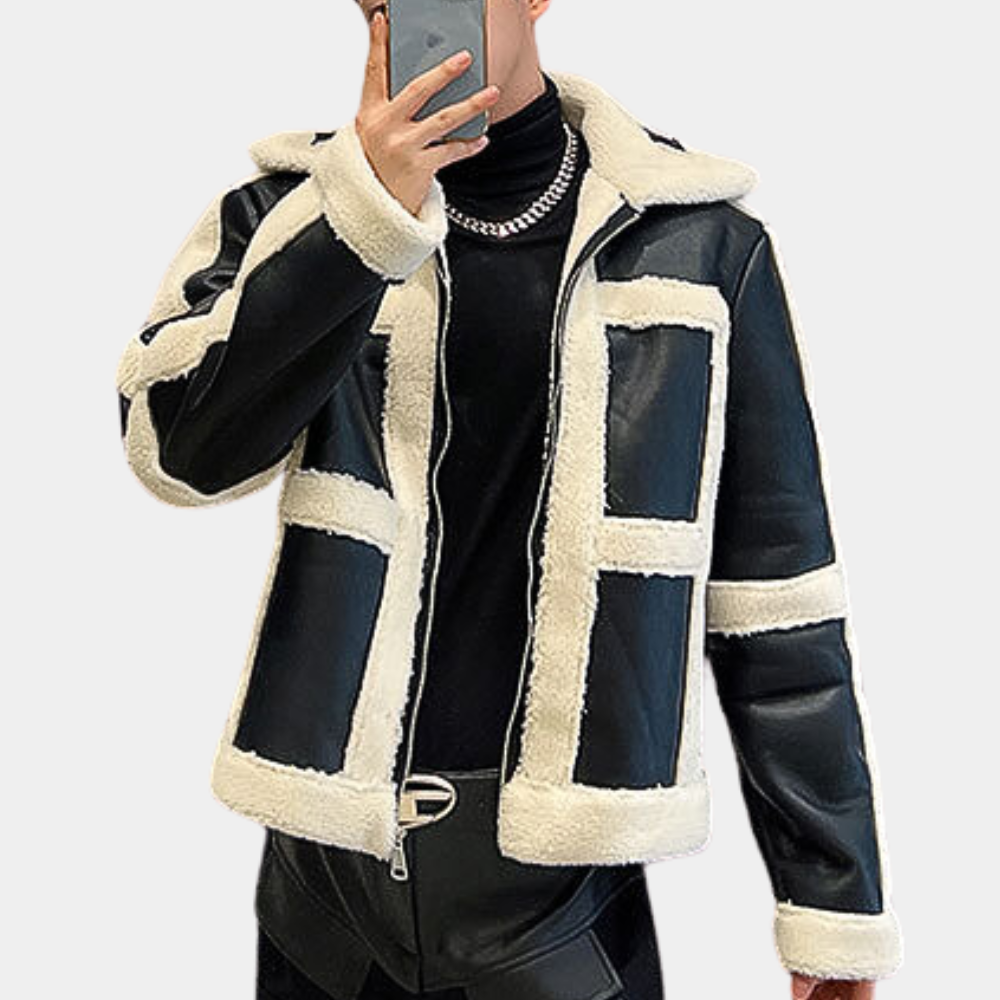 Elegant motorbike jacket for men who appreciate a fashionable and stylish look